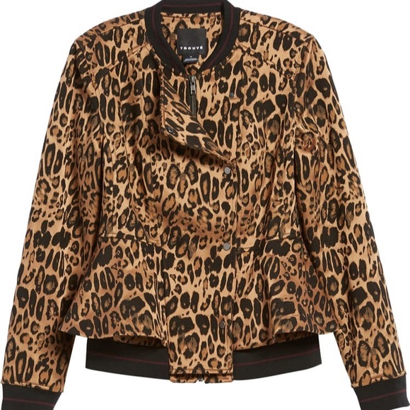 Leopard Bomber Jacket - Picture 2 of 7